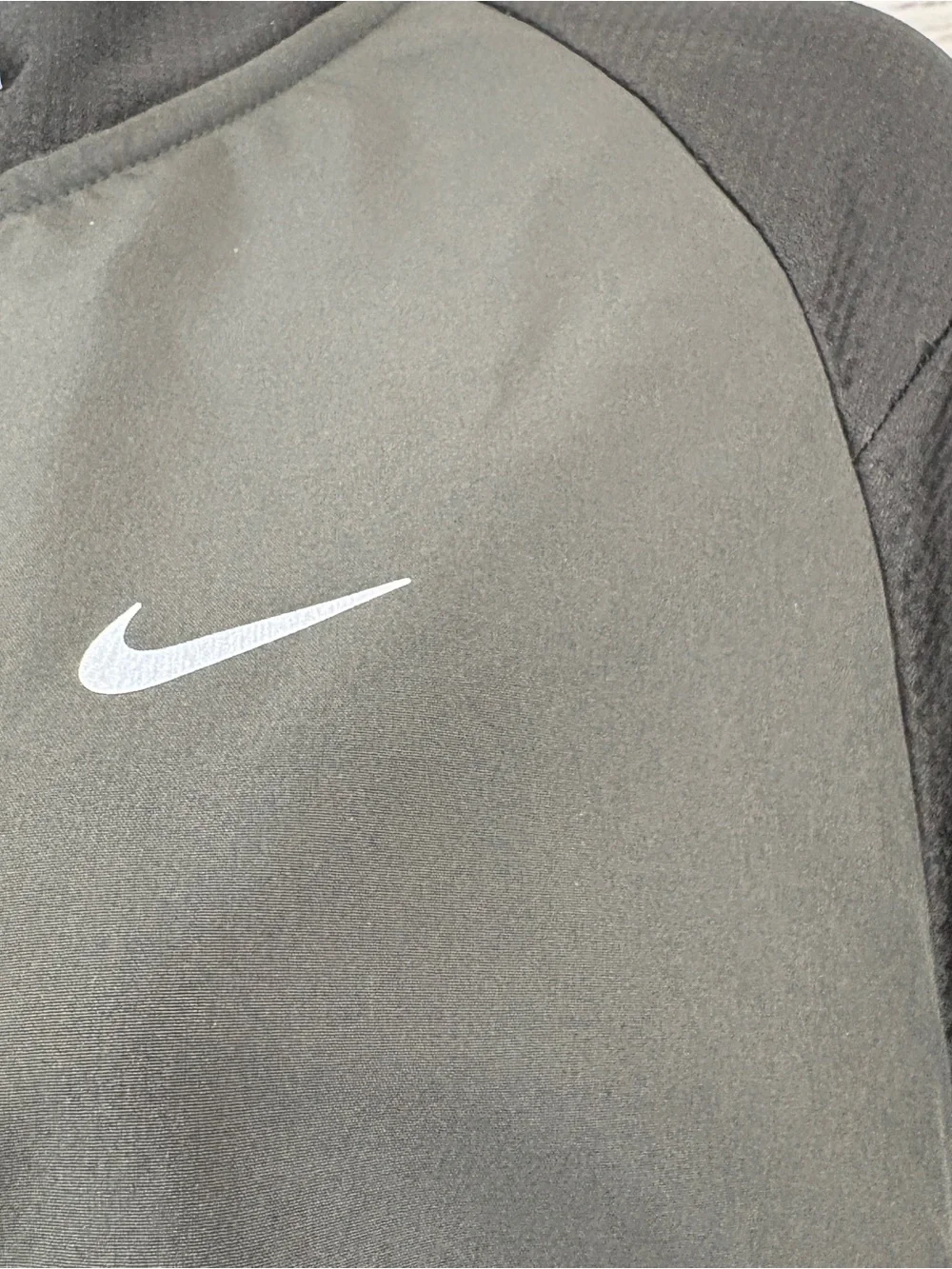 Nike Dri Fit Black 1/2 Zip Running Division Jacket